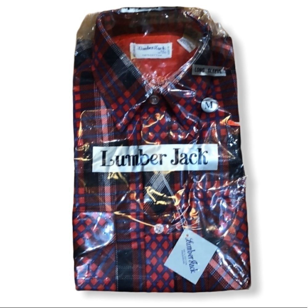Vintage 90s Lumberjack Button Down Shirt Sz M